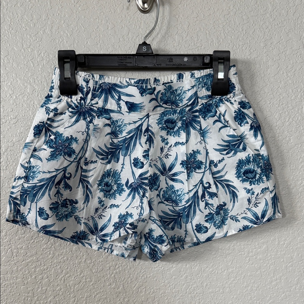 Janie and Jack Blue Floral Kids Matching Set size 5 6 - Picture 5 of 7